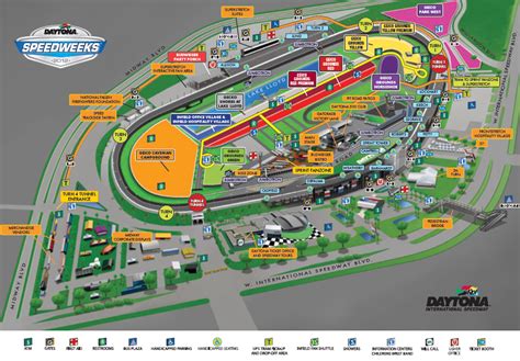 daytona speedway track map